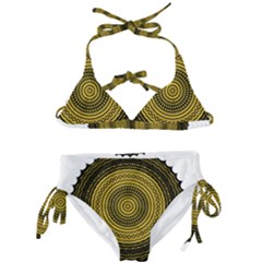 Design Circular Shape Round Kids  Classic Bikini Set by Pakrebo