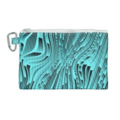 Design Backdrop Abstract Wallpaper Canvas Cosmetic Bag (large) by Pakrebo