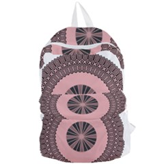 Design Circular Aztec Symbol Foldable Lightweight Backpack by Pakrebo