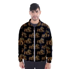 Dragon Motif Print Pattern Windbreaker (men) by dflcprintsclothing