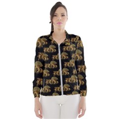 Dragon Motif Print Pattern Windbreaker (women) by dflcprintsclothing