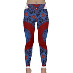 Mandala Pattern Round Ethnic Classic Yoga Leggings