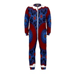 Mandala Pattern Round Ethnic OnePiece Jumpsuit (Kids)