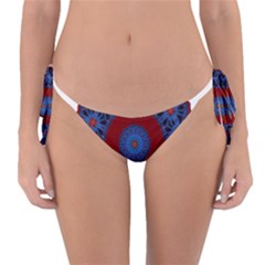 Mandala Pattern Round Ethnic Reversible Bikini Bottom