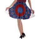 Mandala Pattern Round Ethnic A-line Skater Skirt View2