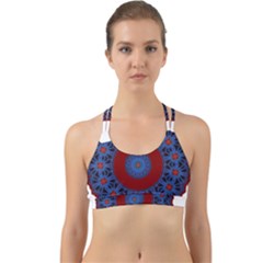 Mandala Pattern Round Ethnic Back Web Sports Bra by Pakrebo