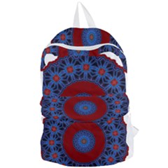 Mandala Pattern Round Ethnic Foldable Lightweight Backpack