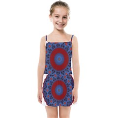 Mandala Pattern Round Ethnic Kids  Summer Sun Dress