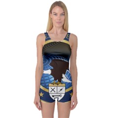 Seal Of United States Cyber Command One Piece Boyleg Swimsuit by abbeyz71