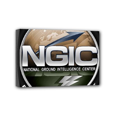 Seal Of National Ground Intelligence Center Mini Canvas 6  X 4  (stretched) by abbeyz71