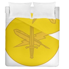 U S  Army Public Affairs Branch Insignia Duvet Cover Double Side (queen Size) by abbeyz71