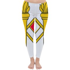 U S  Army Signal Corps Branch Insignia Classic Winter Leggings by abbeyz71