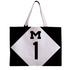 Michigan Highway M-1 Zipper Mini Tote Bag by abbeyz71