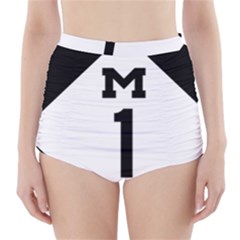 Michigan Highway M-1 High-waisted Bikini Bottoms by abbeyz71