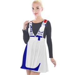 Lincoln Highway Marker Plunge Pinafore Velour Dress by abbeyz71