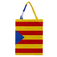 Blue Estelada Catalan Independence Flag Classic Tote Bag by abbeyz71