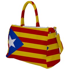 Blue Estelada Catalan Independence Flag Duffel Travel Bag by abbeyz71