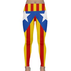 Blue Estelada Catalan Independence Flag Lightweight Velour Classic Yoga Leggings by abbeyz71