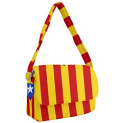 Blue Estelada Catalan Independence Flag Courier Bag by abbeyz71