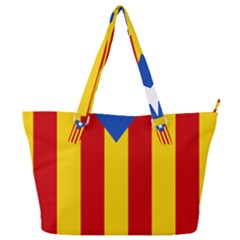 Blue Estelada Catalan Independence Flag Full Print Shoulder Bag by abbeyz71