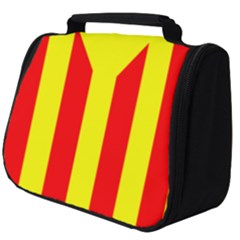 Red Estelada Catalan Independence Flag Full Print Travel Pouch (big) by abbeyz71