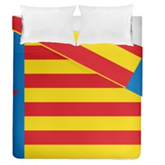 Valencian Nationalist Senyera Duvet Cover Double Side (queen Size) by abbeyz71