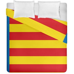 Valencian Nationalist Senyera Duvet Cover Double Side (california King Size) by abbeyz71