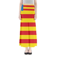 Valencian Nationalist Senyera Full Length Maxi Skirt by abbeyz71