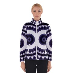 Design Mandala Pattern Circular Winter Jacket by Pakrebo