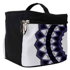 Design Mandala Pattern Circular Make Up Travel Bag (small) by Pakrebo