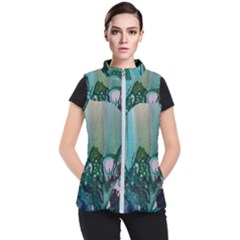 Abstract Art Modern Surreal Women s Puffer Vest by Pakrebo