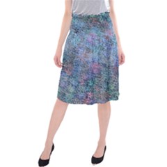 Design Computer Art Abstract Midi Beach Skirt