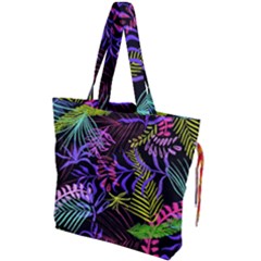 Leaves Nature Design Plant Drawstring Tote Bag