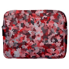 Black Red  Make Up Pouch (large) by artifiart