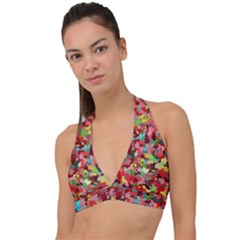 Redy Halter Plunge Bikini Top by artifiart