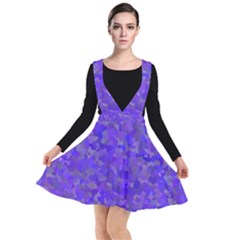 Blur Plunge Pinafore Dress by artifiart