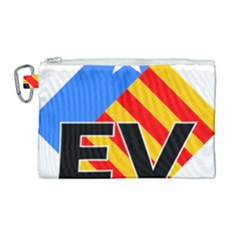 Logo Of Valencian Left Political Party Canvas Cosmetic Bag (large) by abbeyz71