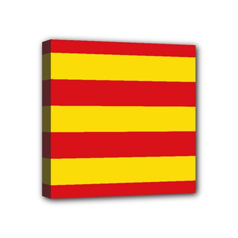Flag Of Valencia  Mini Canvas 4  X 4  (stretched) by abbeyz71