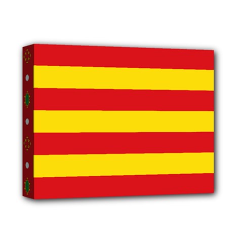 Flag Of Valencia  Deluxe Canvas 14  X 11  (stretched) by abbeyz71