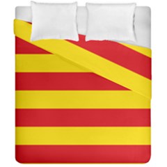 Flag Of Valencia  Duvet Cover Double Side (california King Size) by abbeyz71