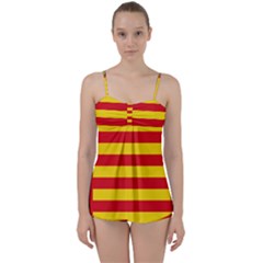 Flag Of Valencia  Babydoll Tankini Set by abbeyz71