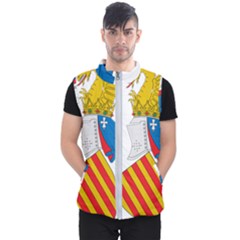 Flag Map Of Valencia Men s Puffer Vest