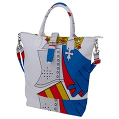 Flag Map Of Valencia Buckle Top Tote Bag by abbeyz71