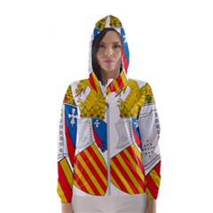 Flag Map Of Valencia Hooded Windbreaker (women) by abbeyz71