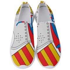 Flag Map Of Valencia Men s Slip On Sneakers by abbeyz71