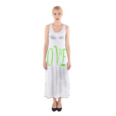 I Lovetennis Sleeveless Maxi Dress by Greencreations