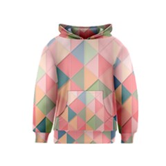 Background Geometric Triangle Kids  Pullover Hoodie by Pakrebo