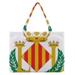 City Of Valencia Coat Of Arms Zipper Medium Tote Bag by abbeyz71