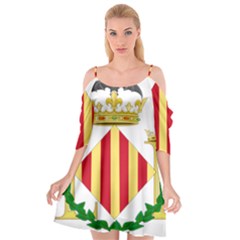 City Of Valencia Coat Of Arms Cutout Spaghetti Strap Chiffon Dress by abbeyz71