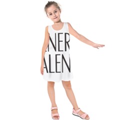 Logo Of Community Of Valencia, 1985-2018 Kids  Sleeveless Dress by abbeyz71